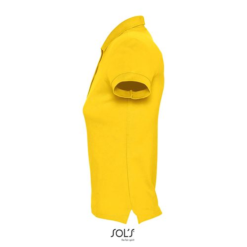 yellow POLO DE MANGA CORTA PARA MUJER SOL'S PASSION
