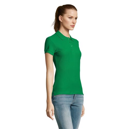 verde prado POLO DE MANGA CORTA PARA MUJER SOL'S PASSION