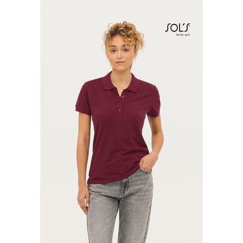 azul atolón POLO DE MANGA CORTA PARA MUJER SOL'S PASSION