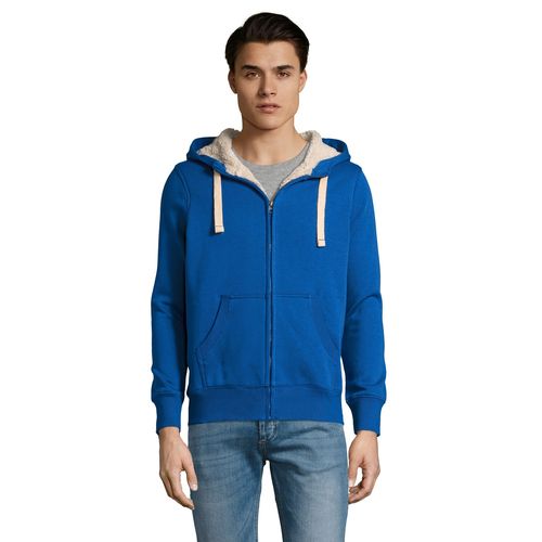 azulón SUDADERA UNISEX CON CREMALLERA ESTILO