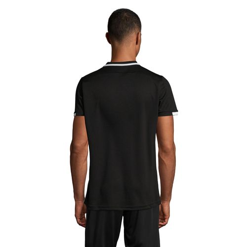 negro/blanco CAMISETA ADULTO CONTRASTADA SOL'S CLASSICO