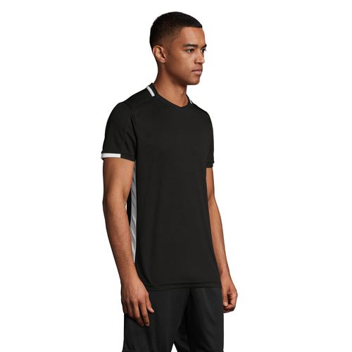 negro/blanco CAMISETA ADULTO CONTRASTADA SOL'S CLASSICO