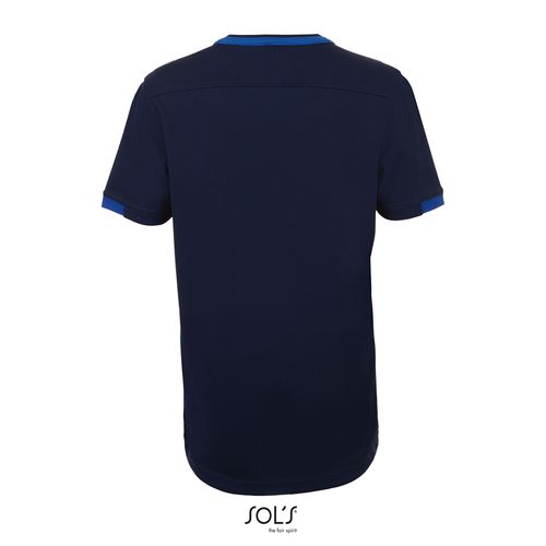 marina francesa/azulón CAMISETA NIÑO CONTRASTADA SOL'S CLASSICO KIDS