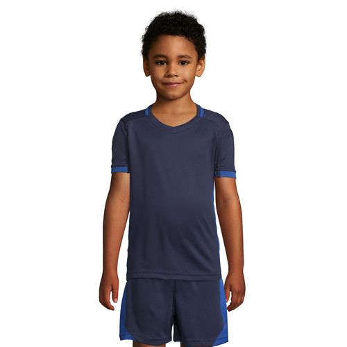 marina francesa/azulón CAMISETA NIÑO CONTRASTADA SOL'S CLASSICO KIDS