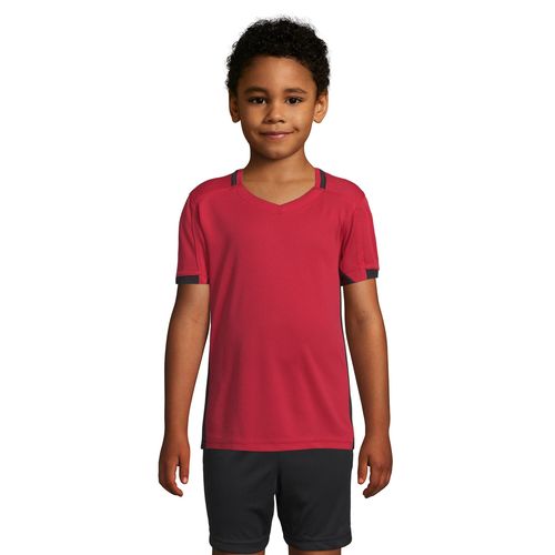 rojo/negro CAMISETA NIÑO CONTRASTADA SOL'S CLASSICO KIDS