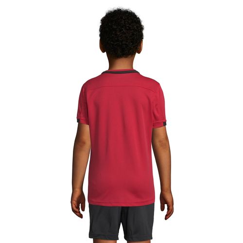 rojo/negro CAMISETA NIÑO CONTRASTADA SOL'S CLASSICO KIDS