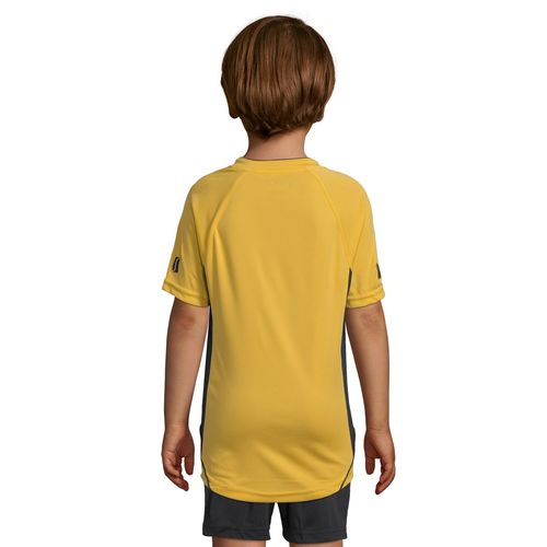 MAILLOT TRAVAILLÉ ENFANT MANCHES COURTES SOL'S MARACANA 2 KIDS SSL