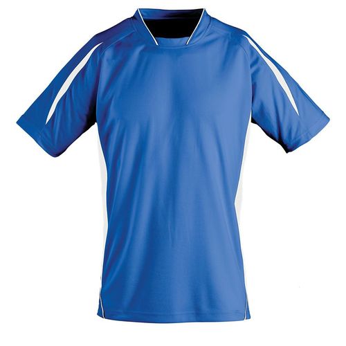 MAILLOT TRAVAILLÉ ENFANT PERSONNALISÉ MANCHES COURTES SOL'S MARACANA 2 KIDS SSL
