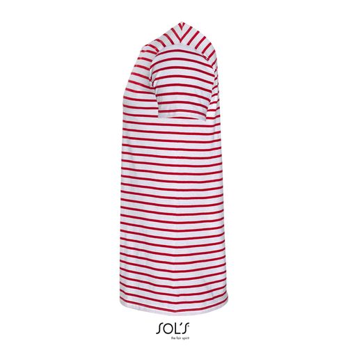 TEE-SHIRT HOMME COL ROND RAYÉ SOL'S MILES MEN