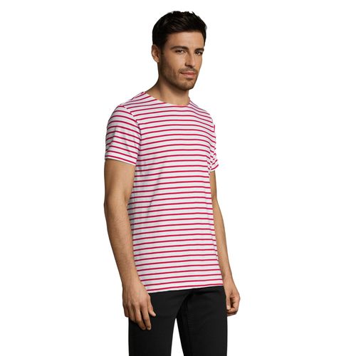 TEE-SHIRT HOMME COL ROND RAYÉ SOL'S MILES MEN
