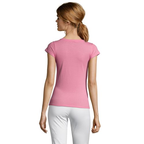 TEE-SHIRT FEMME COL “V” SOL'S MOON
