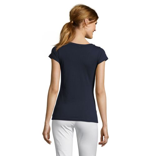 TEE-SHIRT FEMME COL “V” SOL'S MOON