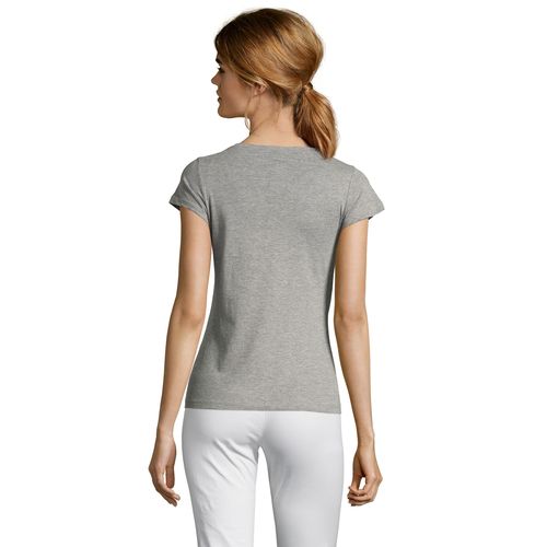 TEE-SHIRT FEMME COL “V” SOL'S MOON