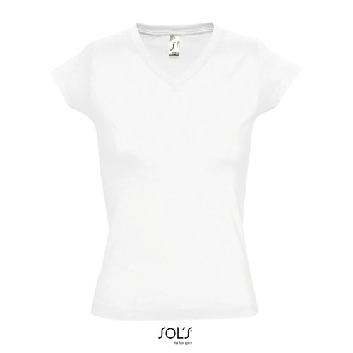 TEE-SHIRT FEMME COL “V” SOL'S MOON