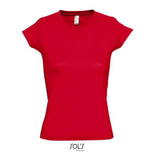 TEE-SHIRT FEMME COL “V” SOL'S MOON