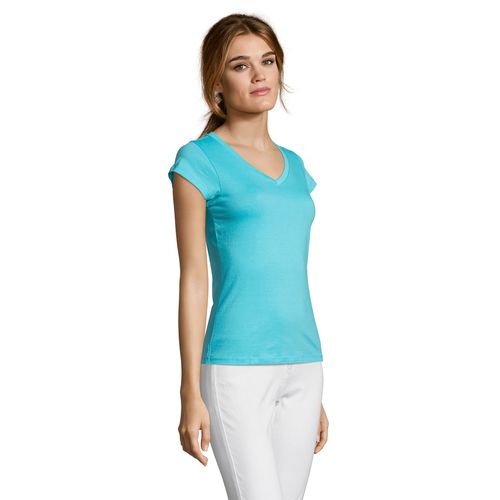 TEE-SHIRT FEMME COL “V” SOL'S MOON