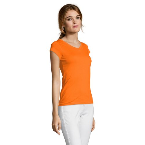TEE-SHIRT FEMME COL “V” SOL'S MOON