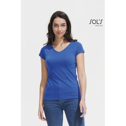 TEE-SHIRT FEMME COL “V” SOL'S MOON