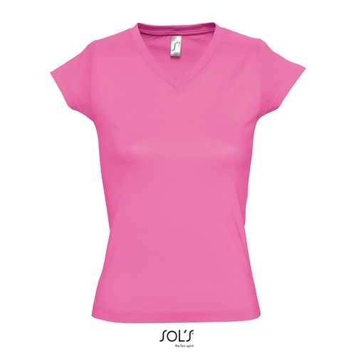 TEE-SHIRT FEMME COL “V” SOL'S MOON