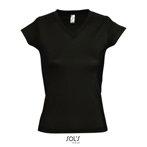 TEE-SHIRT FEMME COL “V” SOL'S MOON