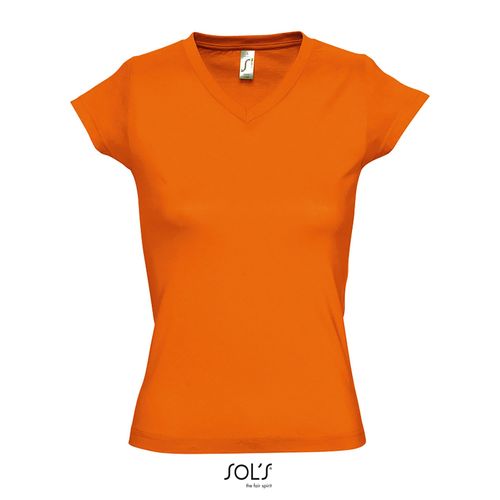 TEE-SHIRT FEMME COL “V” SOL'S MOON