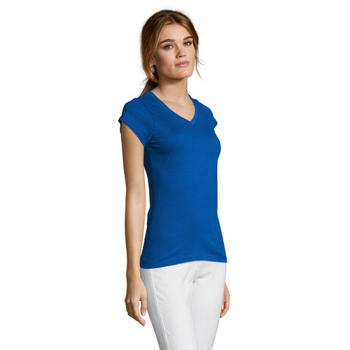 TEE-SHIRT FEMME COL “V” SOL'S MOON