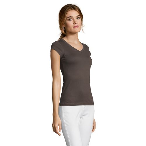 TEE-SHIRT FEMME COL “V” SOL'S MOON