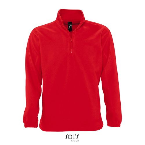 red POLAR UNISEX MEDIA CREMALLERA SOL'S NESS