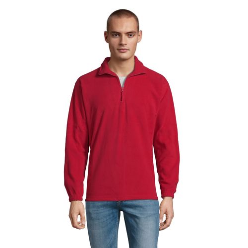 red POLAR UNISEX MEDIA CREMALLERA SOL'S NESS