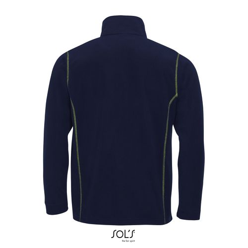 azul marino/verde manzana CHAQUETA MICRO POLAR HOMBRE CON CREMALLERA SOL'S NOVA MEN