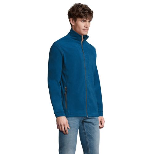 pizarra azul/gris CHAQUETA MICRO POLAR HOMBRE CON CREMALLERA SOL'S NOVA MEN