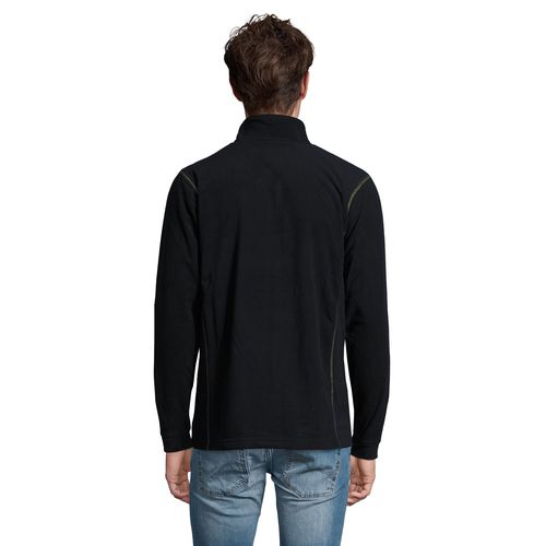 azul marino/verde manzana CHAQUETA MICRO POLAR HOMBRE CON CREMALLERA SOL'S NOVA MEN