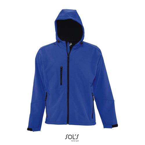azulón SOFTSHELL CON CAPUCHA PARA HOMBRE SOL'S REPLAY MEN