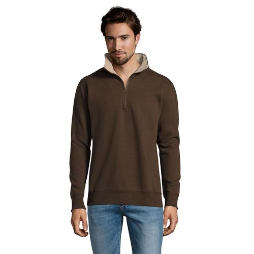 SWEAT-SHIRT HOMME COL CAMIONNEUR (1/4 ZIP) SOL'S SCOTT