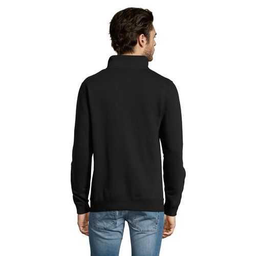 black SUDADERA CON CREMALLERA 1/4 SOL'S SCOTT