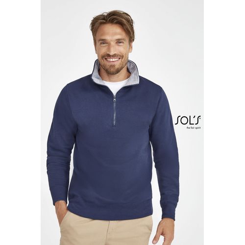 SWEAT-SHIRT HOMME COL CAMIONNEUR (1/4 ZIP) SOL'S SCOTT - 2