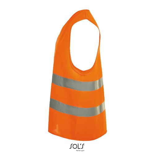 naranja neón CHALECO DE SEGURIDAD UNISEX SOL'S SECURE PRO