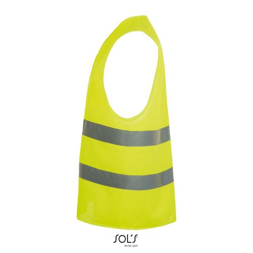 amarillo fluo CHALECO DE SEGURIDAD UNISEX SOL'S SECURE PRO