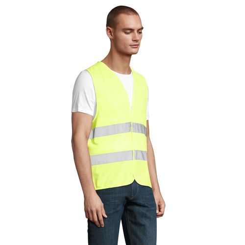 amarillo fluo CHALECO DE SEGURIDAD UNISEX SOL'S SECURE PRO