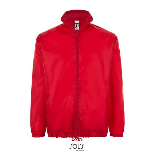 red CORTAVIENTO UNISEX REPELENTE AL AGUA SOL'S SHIFT