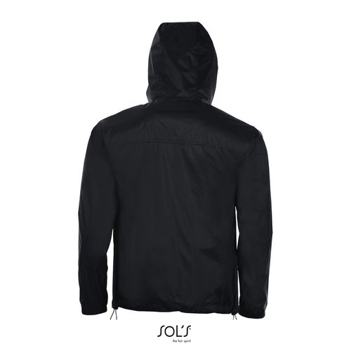 negro/gris oscuro CORTAVIENTOS UNISEX FORRADO SOL'S SKATE