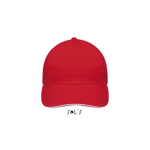 rojo/blanco GORRA 5 PANELES SOL'S SUNNY
