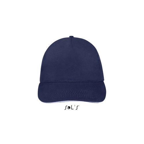 marina francesa/blanco GORRA 5 PANELES SOL'S SUNNY
