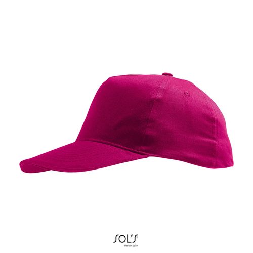 fucsia GORRA 5 PANELES PARA NIÑOS SOL'S SUNNY KIDS