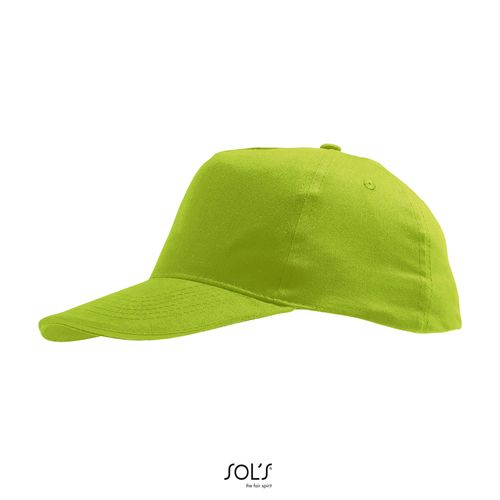 verde manzana GORRA 5 PANELES PARA NIÑOS SOL'S SUNNY KIDS