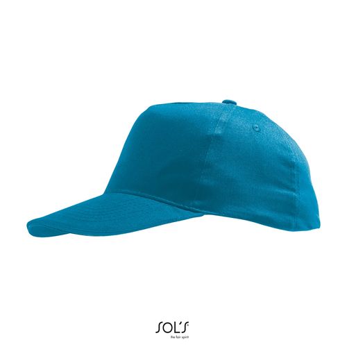 azul aqua GORRA 5 PANELES PARA NIÑOS SOL'S SUNNY KIDS