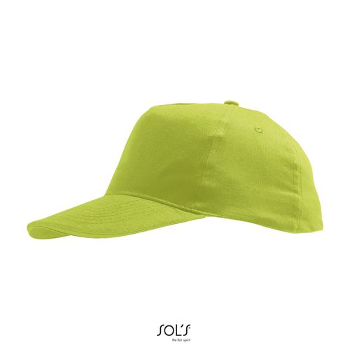 verde manzana GORRA 5 PANELES PARA NIÑOS SOL'S SUNNY KIDS