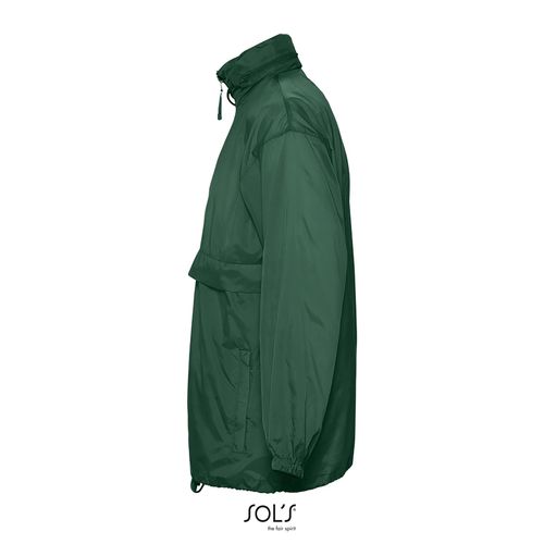 verde bosque CORTAVIENTO UNISEX REPELENTE AL AGUA SOL'S SURF