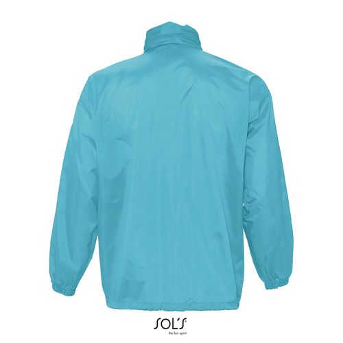 azul atolón CORTAVIENTO UNISEX REPELENTE AL AGUA SOL'S SURF