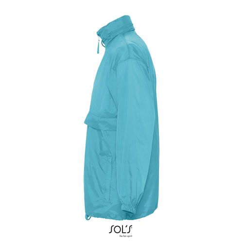 azul atolón CORTAVIENTO UNISEX REPELENTE AL AGUA SOL'S SURF